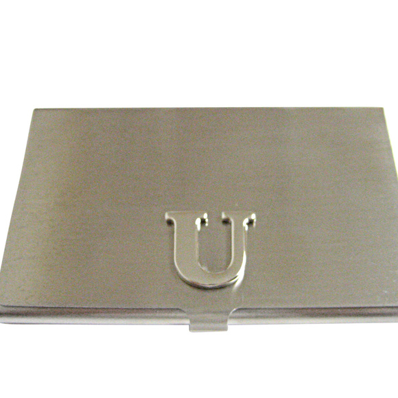 Business Cardholder – Clayton & Crume Letter U Monogram Business Card Holder